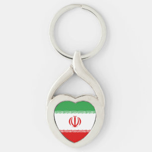 Vlag van Iran Sleutelhanger