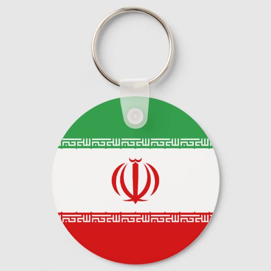 Vlag van Iran Sleutelhanger (Voorkant)