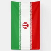 Vlag van Iran Spandoek (Verticaal)