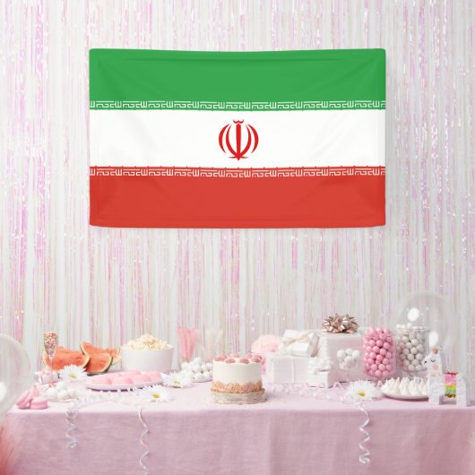 Vlag van Iran Spandoek (Feest)