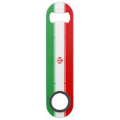 Vlag van Iran Speed Flessenopener (Achterkant)