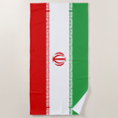 Vlag van Iran Strandlaken (Voorkant)