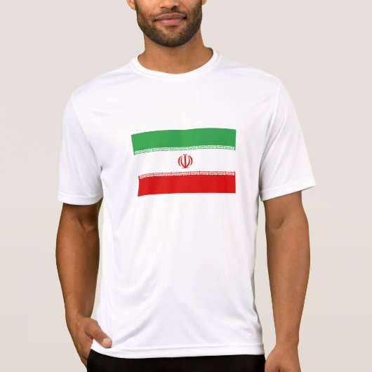 Vlag van Iran T-shirt (Voorkant)