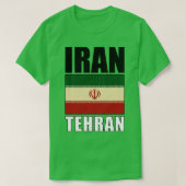 Vlag van Iran T-shirt (Design voorkant)