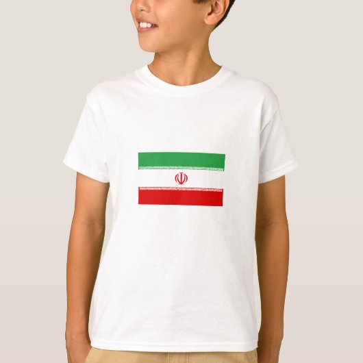 Vlag van Iran T-shirt (Voorkant)