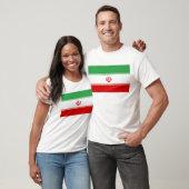 Vlag van Iran T-shirt (Unisex)