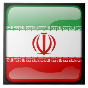 Vlag van Iran Tegeltje