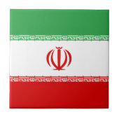 Vlag van Iran Tegeltje (Voorkant)