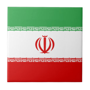 Vlag van Iran Tegeltje