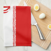 Vlag van Iran Theedoek (Quarter Fold)
