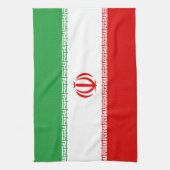 Vlag van Iran Theedoek (Verticaal)