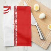 Vlag van Iran Theedoek (Quarter Fold)