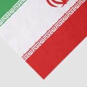 Vlag van Iran Tissuepapier (Detail)