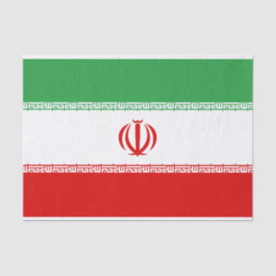 Vlag van Iran Tissuepapier