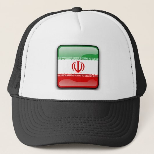 Vlag van Iran Trucker Pet (Voorkant)