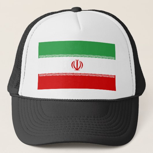 Vlag van Iran Trucker Pet (Voorkant)