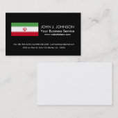Vlag van Iran Visitekaartje (Voorkant / Achterkant)