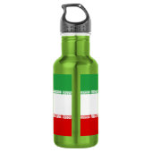 Vlag van Iran Waterfles (Achterkant)