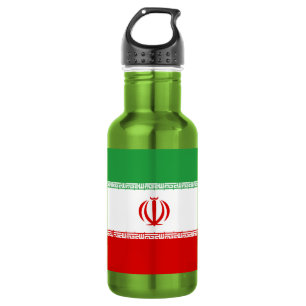 Vlag van Iran Waterfles