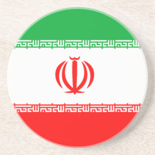 Vlag van Iran Zandsteen Onderzetter