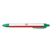 Vlag van Iran Zwarte Inkt Pen (Bodem)