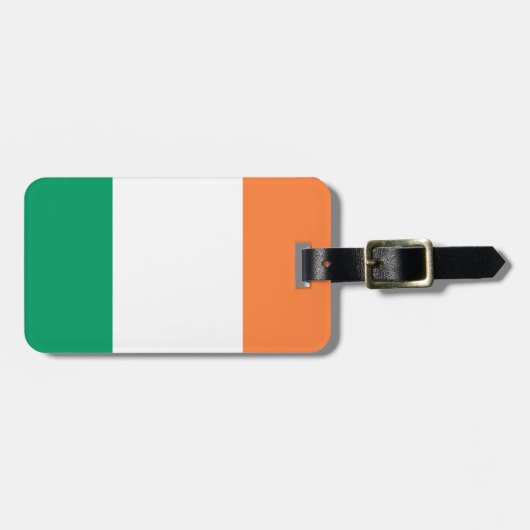 Vlag van Irish Easy ID Personal Bagagelabel (Voorkant horizontaal)
