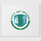 Vlag van Irvine (Californië) Cadeaupapier (Vlak)