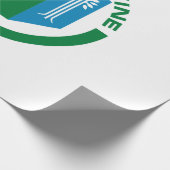 Vlag van Irvine (Californië) Cadeaupapier (Hoek)