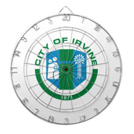 Vlag van Irvine (Californië) Dartbord