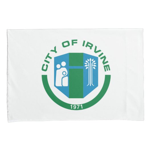Vlag van Irvine (Californië) Kussensloop (Voorkant-Rechts)