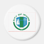 Vlag van Irvine, Californië Magneet (Voorkant)