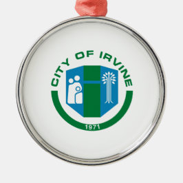 Vlag van Irvine (Californië) Metalen Ornament