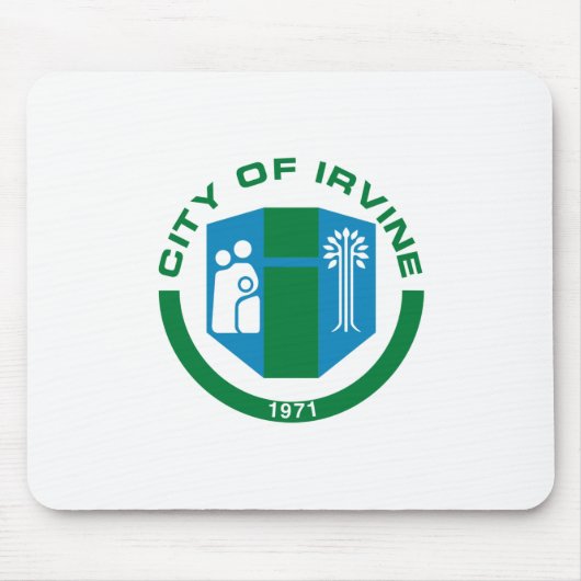 Vlag van Irvine (Californië) Muismat (Voorkant)