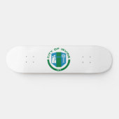 Vlag van Irvine (Californië) Persoonlijk Skateboard (Horizontaal)
