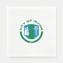 Vlag van Irvine (Californië) Servet