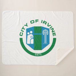Vlag van Irvine (Californië) Sherpa Deken