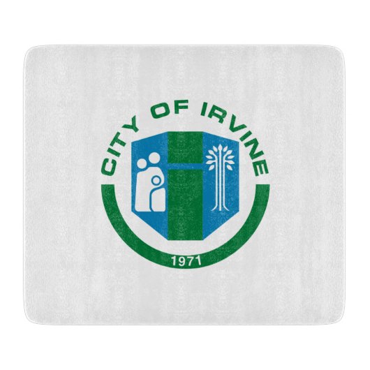Vlag van Irvine (Californië) Snijplank (Voorkant)
