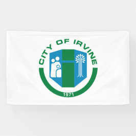 Vlag van Irvine (Californië) Spandoek