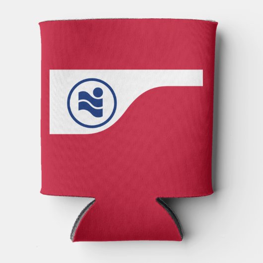 Vlag van Irving, Texas Blikjeskoeler (Voorkant)