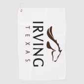 vlag van Irving (Texas) Golfhanddoek (Voorkant)