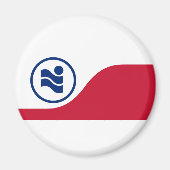 Vlag van Irving, Texas Magneet (Voorkant)