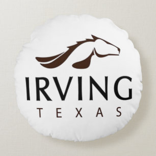 vlag van Irving (Texas) Rond Kussen