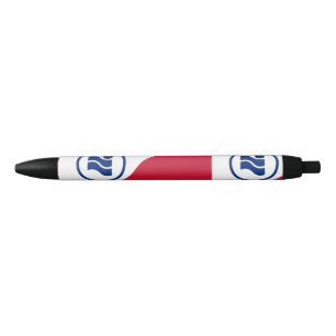 Vlag van Irving, Texas Zwarte Inkt Pen