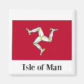 Vlag van Isle of Man Magneet (Voorkant)
