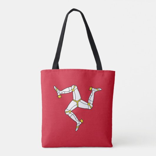 Vlag van Isle of Man Tote Bag (Achterkant)