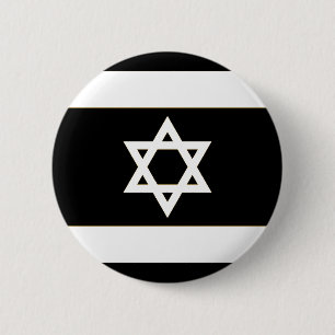 vlag van Israël - ד - ג - י - של ,zweeg - , Ronde Button 5,7 Cm