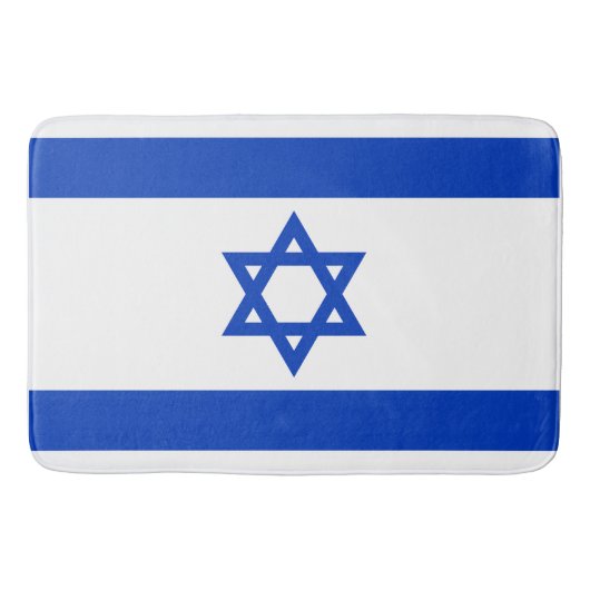 Vlag van Israël Badmat (Voorkant)