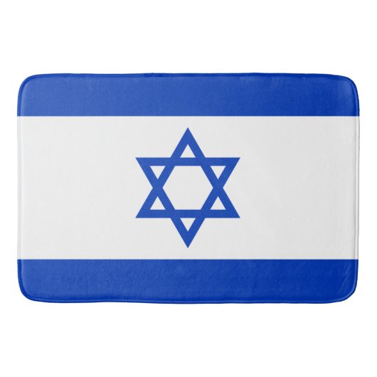 Vlag van Israël Badmat (Voorkant)