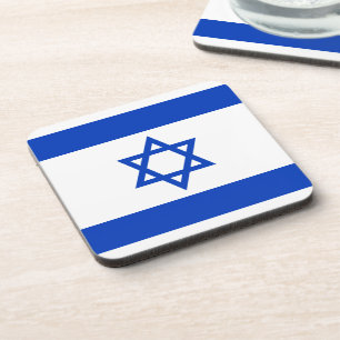 Vlag van Israël Bier Onderzetter