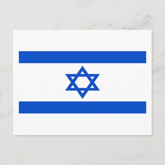Vlag van Israël Briefkaart (Voorkant)